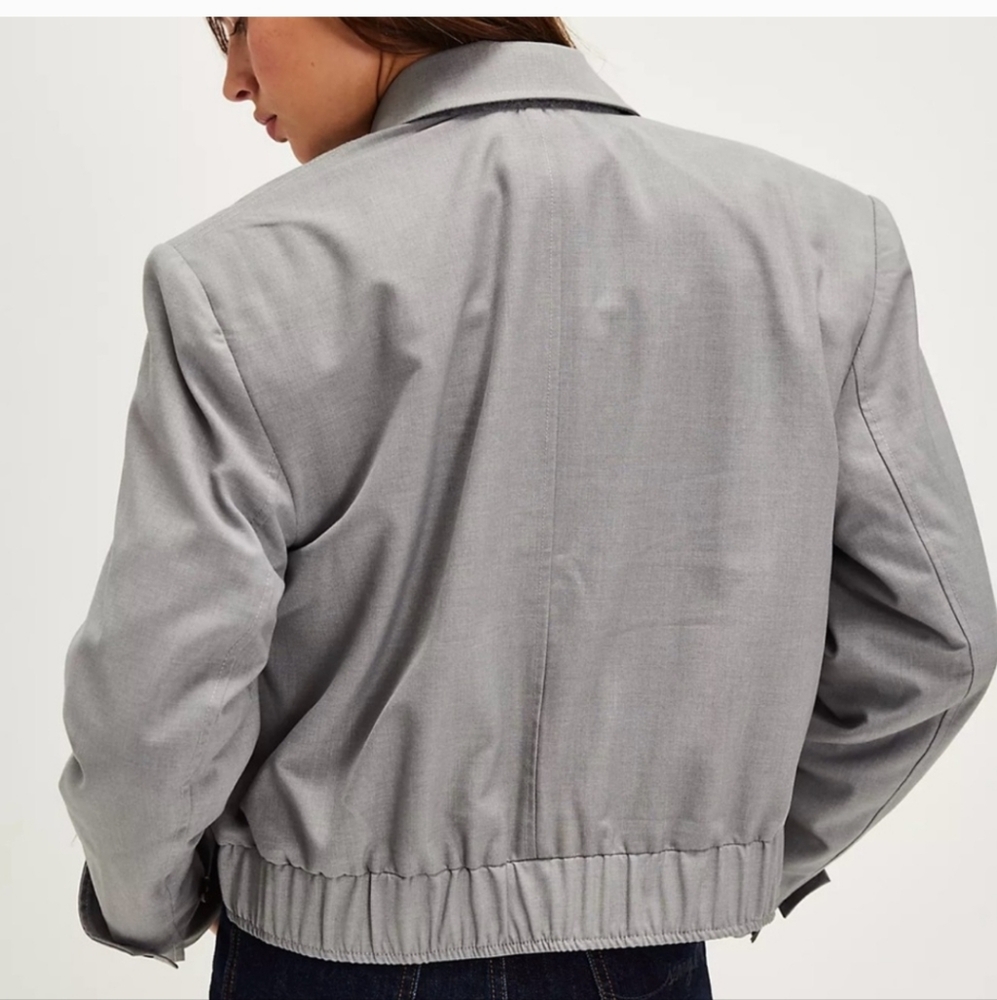 NWT FREE PEOPLE AGNES SOLID JACKET SIZE SMALL - Picture 3 of 6